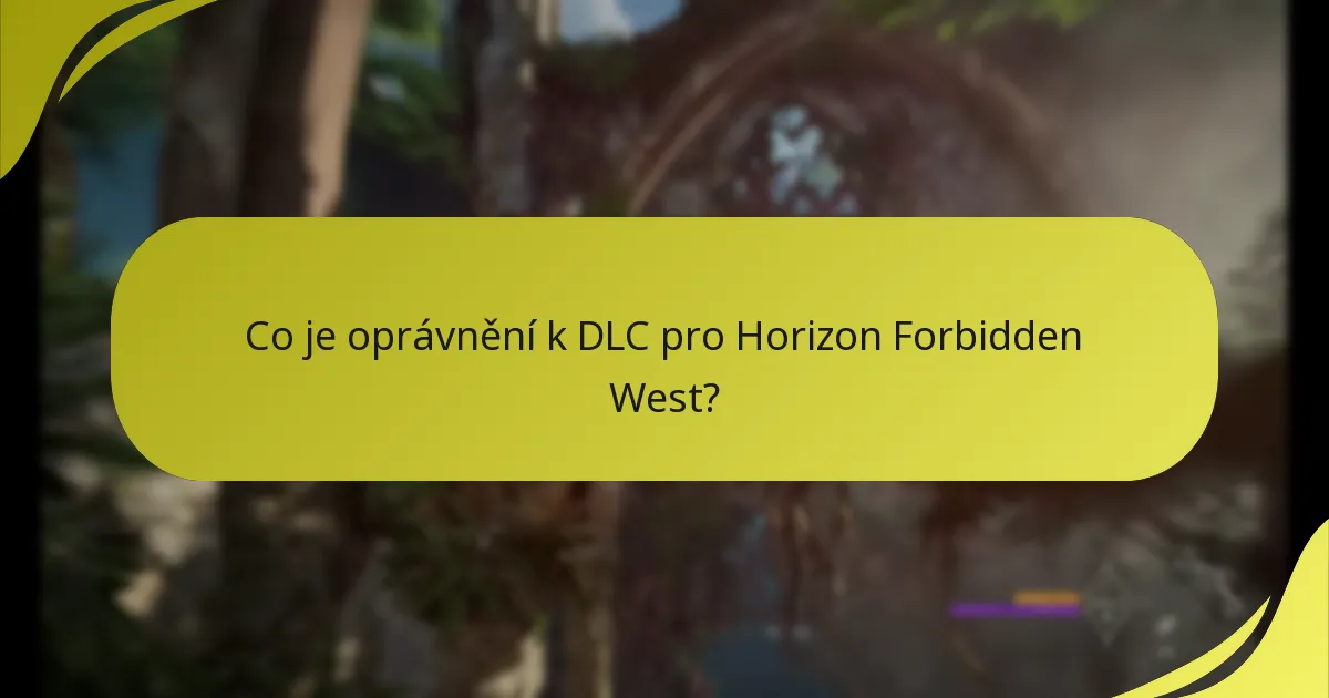 Jak mohu uplatnit své oprávnění k DLC pro Horizon Forbidden West?