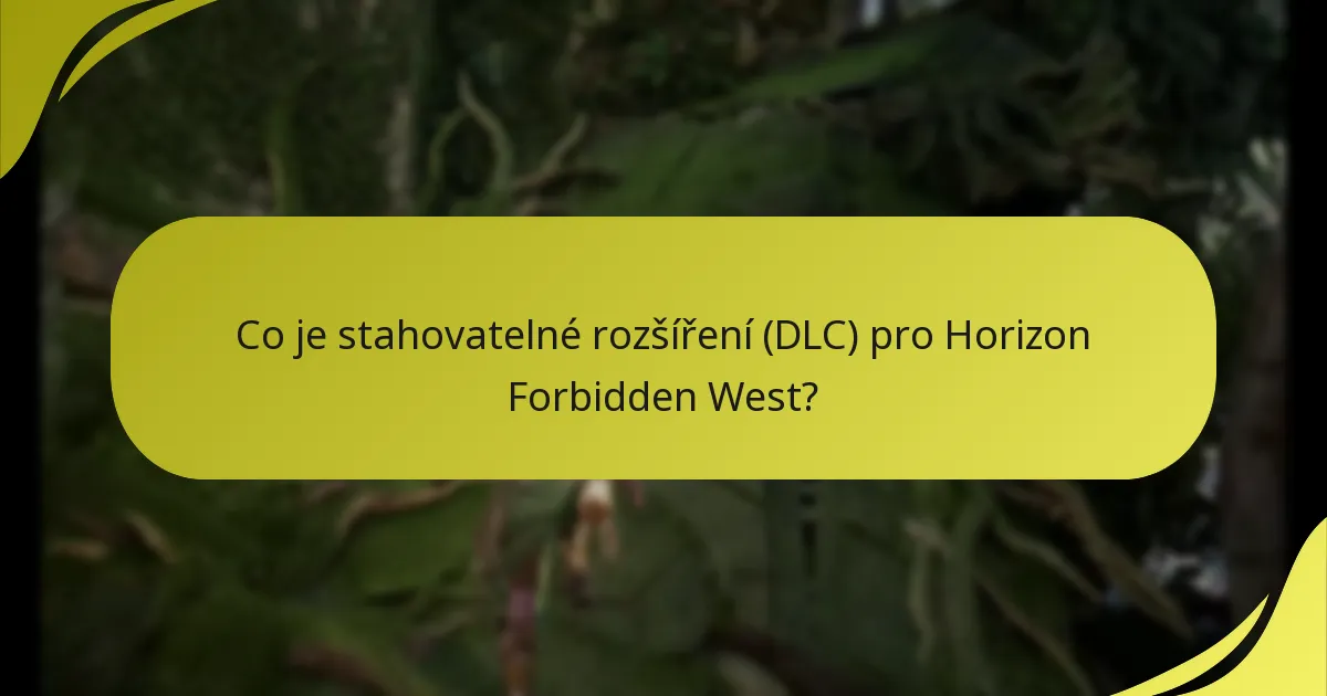 Jak stáhnout Horizon Forbidden West DLC?