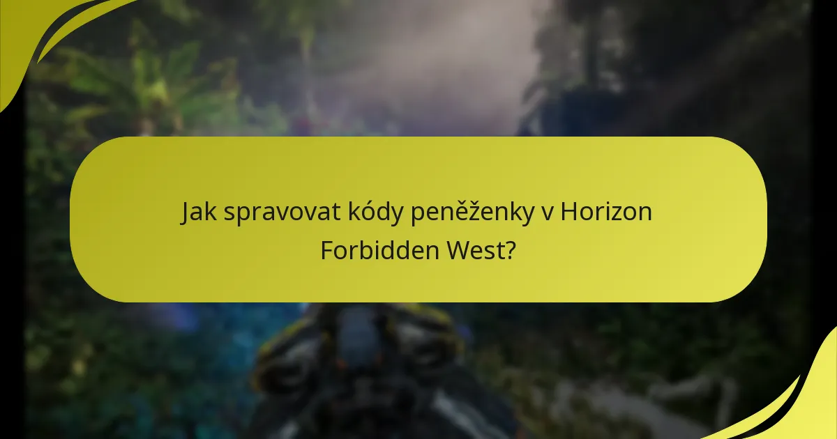 Jak přistupovat k funkcím a obsahu v Horizon Forbidden West?