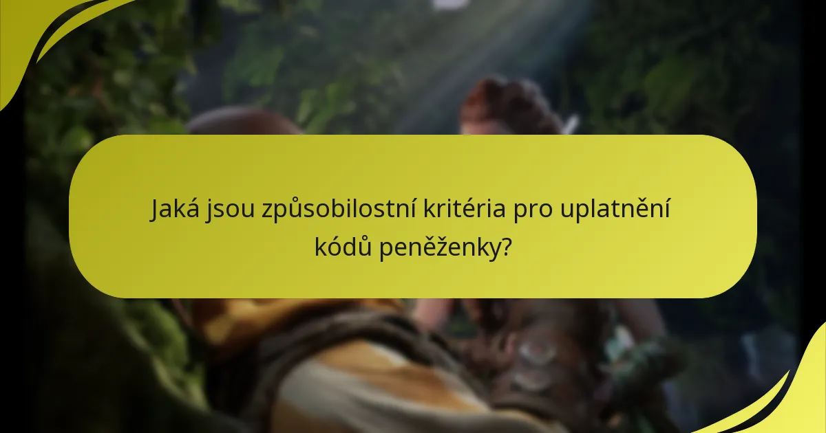 Jaké kroky mohu podniknout, pokud můj kód peněženky nefunguje?