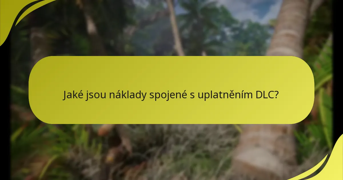 Jaké jsou náklady spojené s uplatněním DLC?