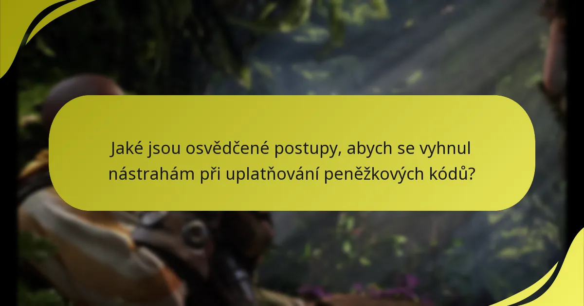 Kde mohu najít možnosti podpory pro problémy s peněžkovými kódy?